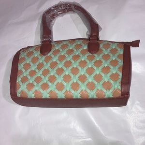 New Liz Soto Santa Monica  brown / green hand bag